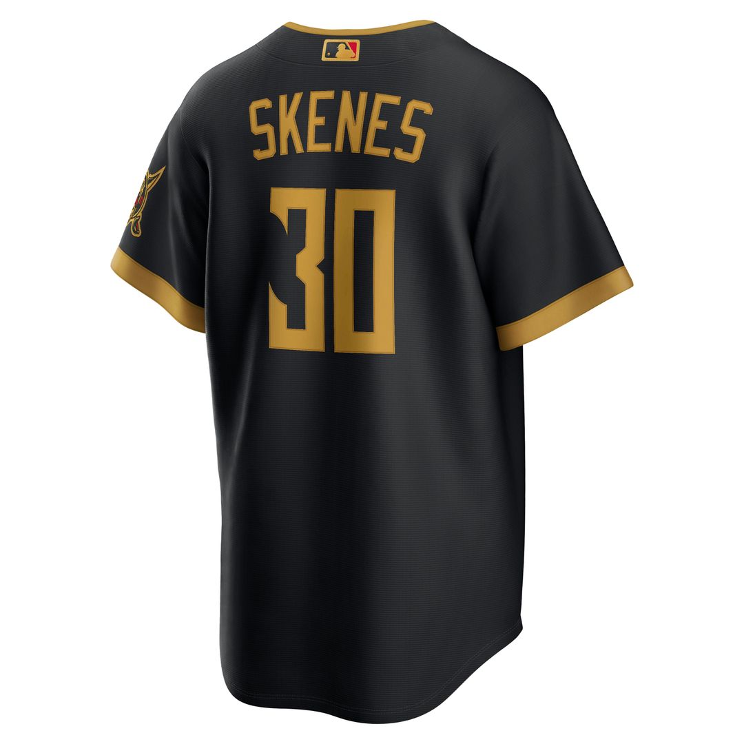 Pittsburgh Pirates Paul Skenes Black 2026 City Connect Stadium Baseball Jersey | MLB Baseball Jersey