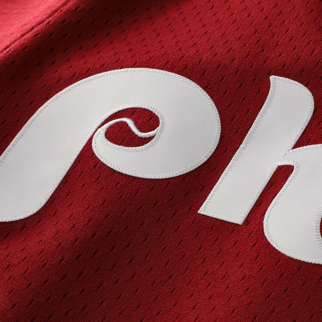 Philadelphia Phillies Lenny Dykstra Scarlet Authentic Batting Practice Baseball Jersey | MLB Baseball Jersey
