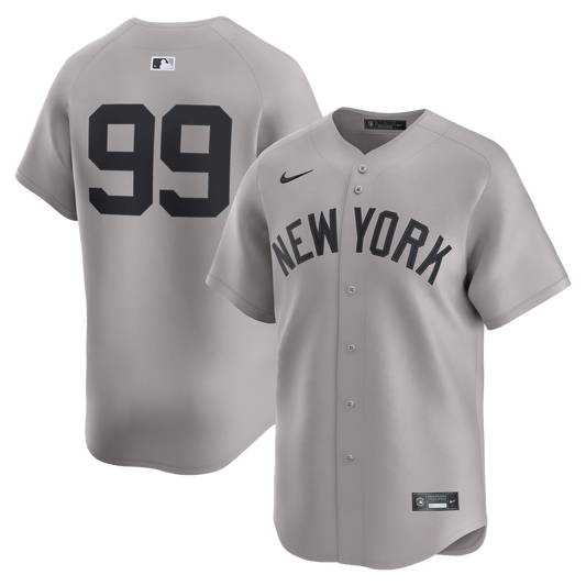 New York Yankees Aaron Judge Gray Road Limited Baseball Jersey