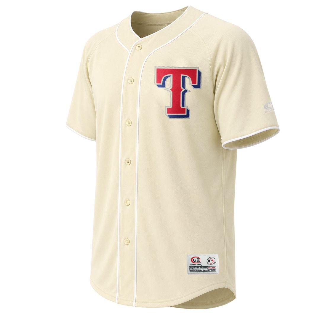 Texas Rangers Stitches Cream Fashion Baseball Jersey | MLB Baseball Jersey