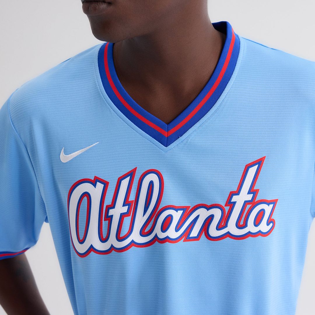 Atlanta Braves Powder Blue 2026 City Connect Stadium Baseball Jersey | MLB Baseball Jersey