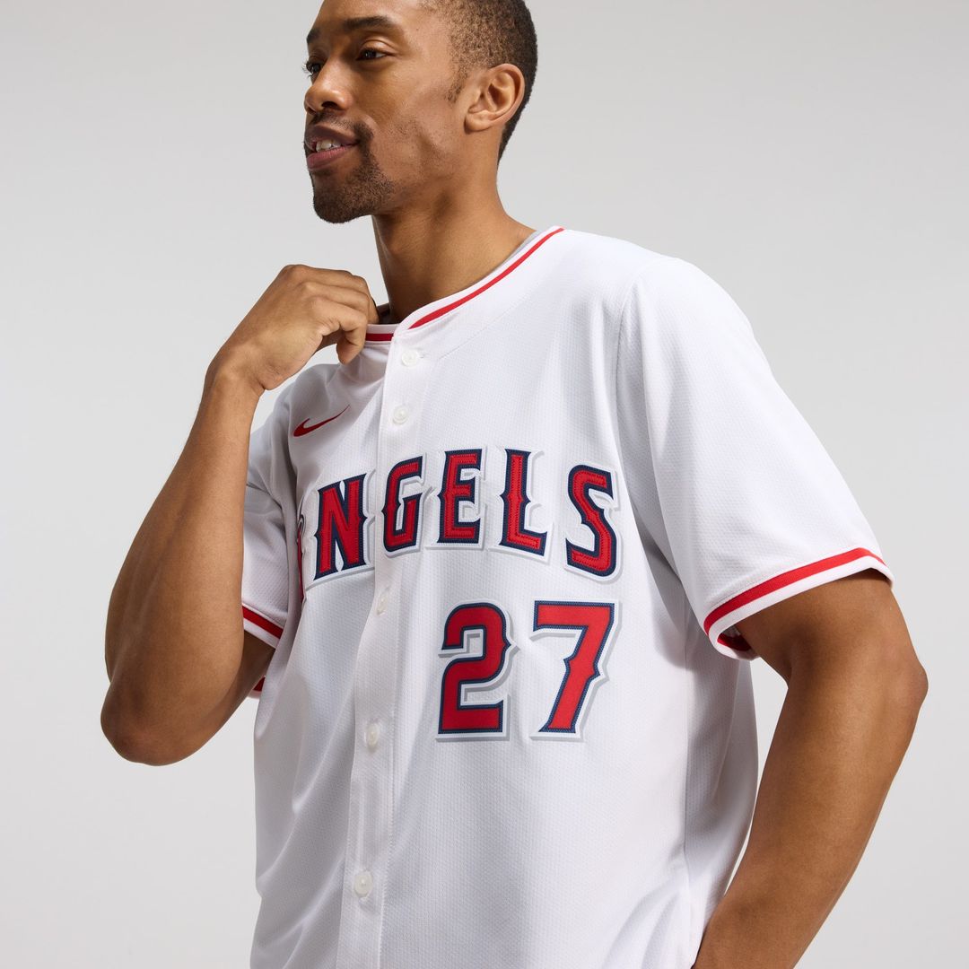 Los Angeles Angels Mike Trout White Home Limited Baseball Jersey | MLB Baseball Jersey