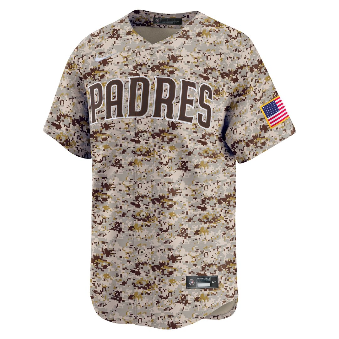 San Diego Padres Fernando Tatis Jr. Camo Alternate 2 Limited Baseball Jersey | MLB Baseball Jersey