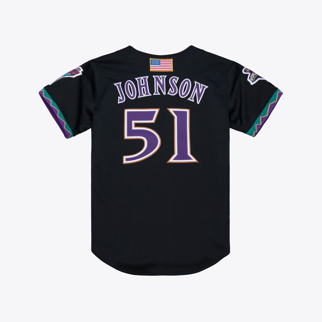 Arizona Diamondbacks Randy Johnson Black 2001 Authentic Baseball Jersey | MLB Baseball Jersey