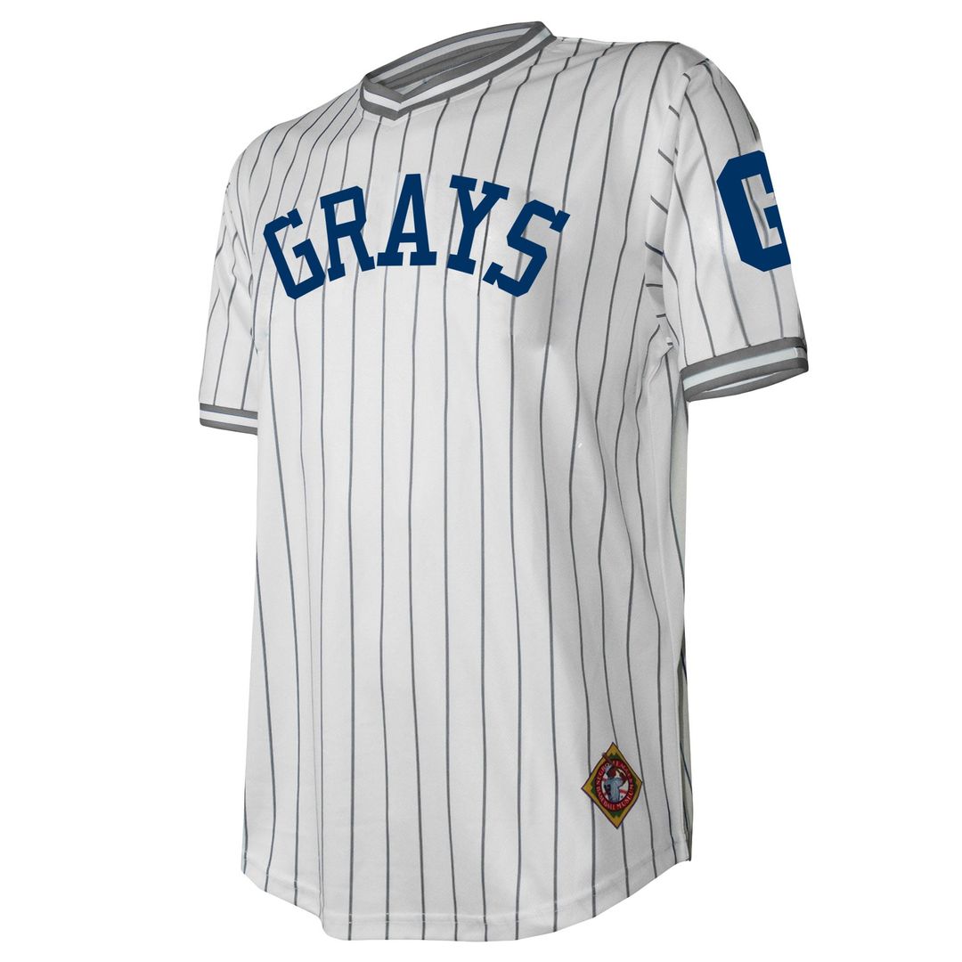 Homestead Grays Stitches White V-Neck Baseball Jersey | MLB Baseball Jersey