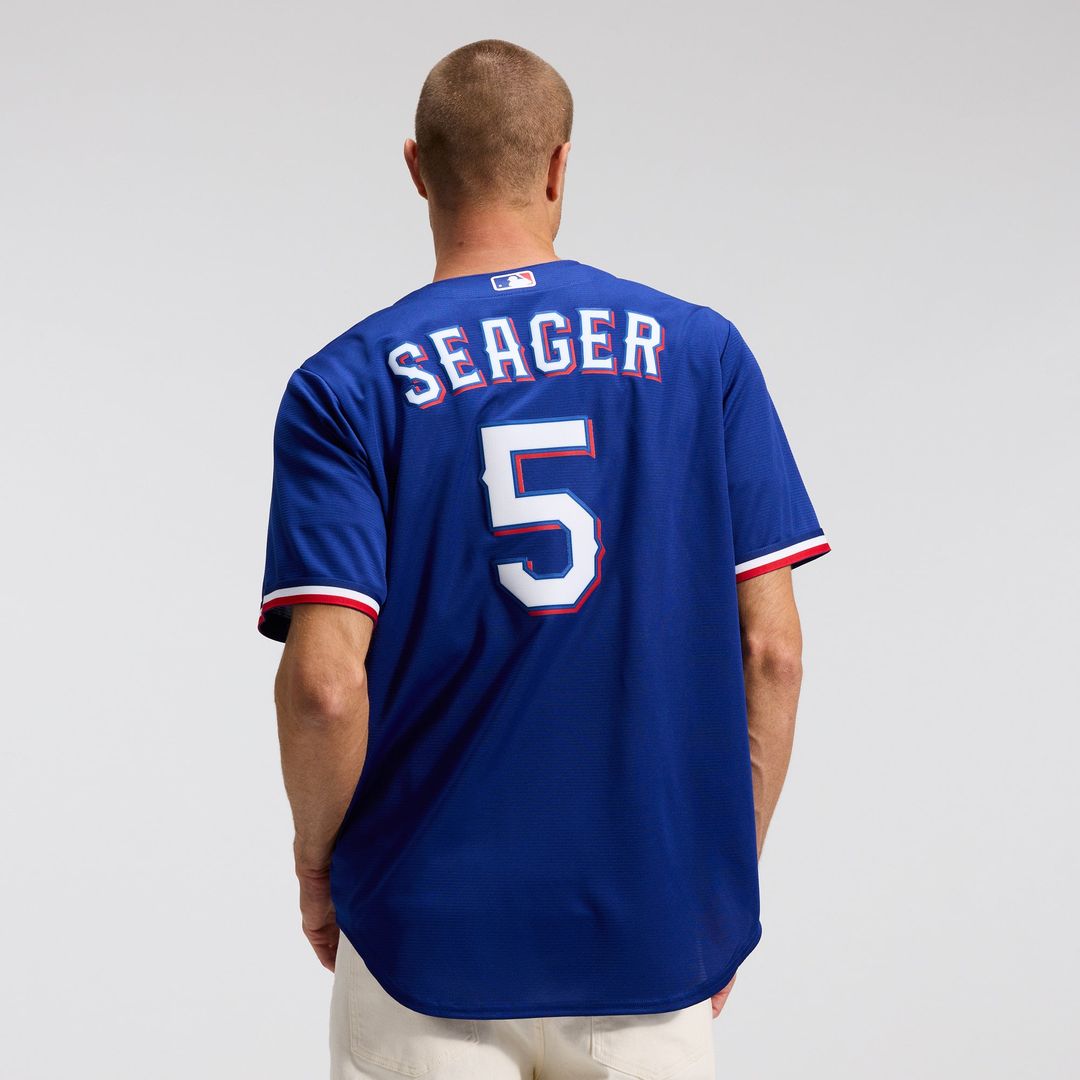 Texas Rangers Corey Seager Gray Road Replica Baseball Jersey | MLB Baseball Jersey