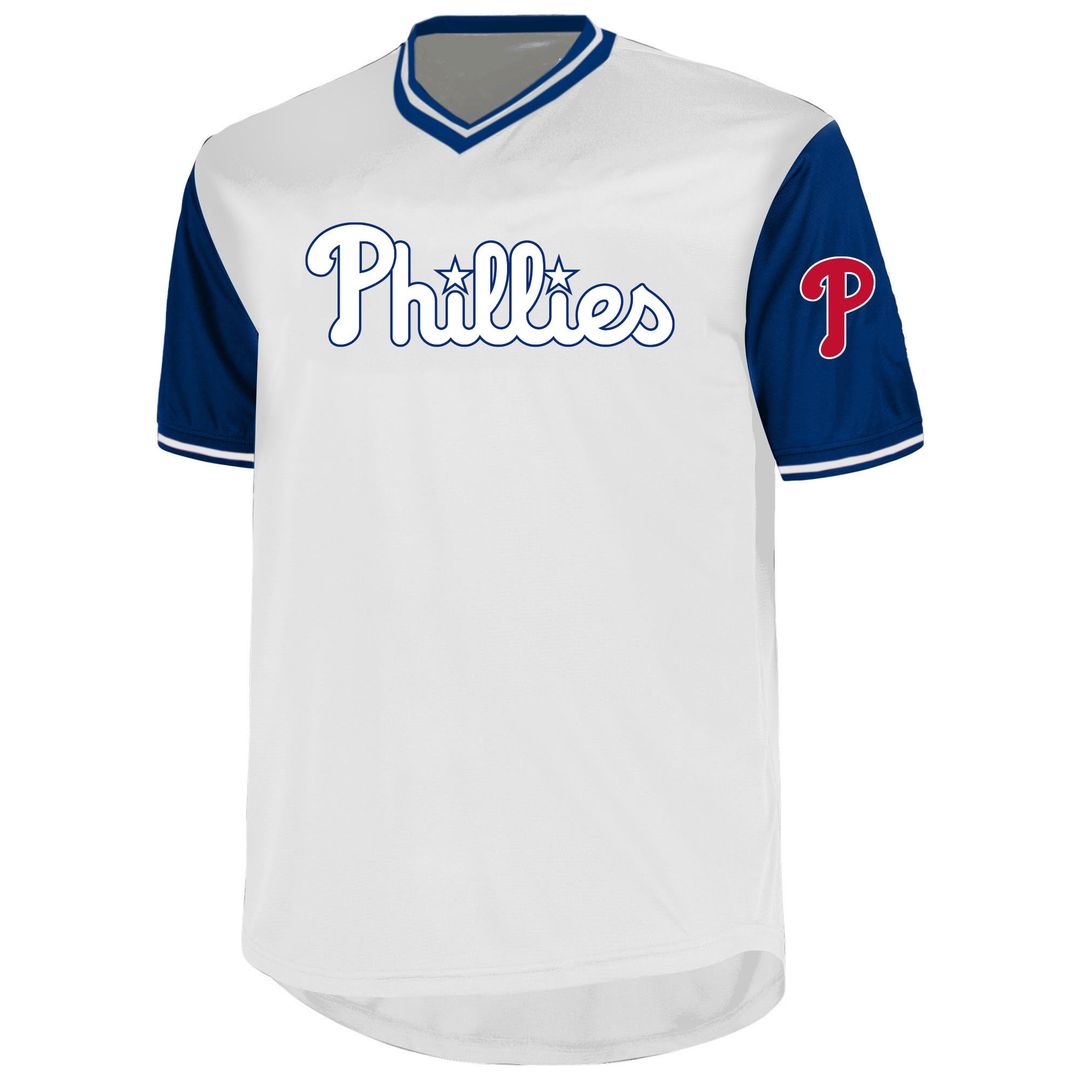 Philadelphia Phillies Bryce Harper Profile White Big & Tall Name & Number Baseball Jersey | MLB Baseball Jersey