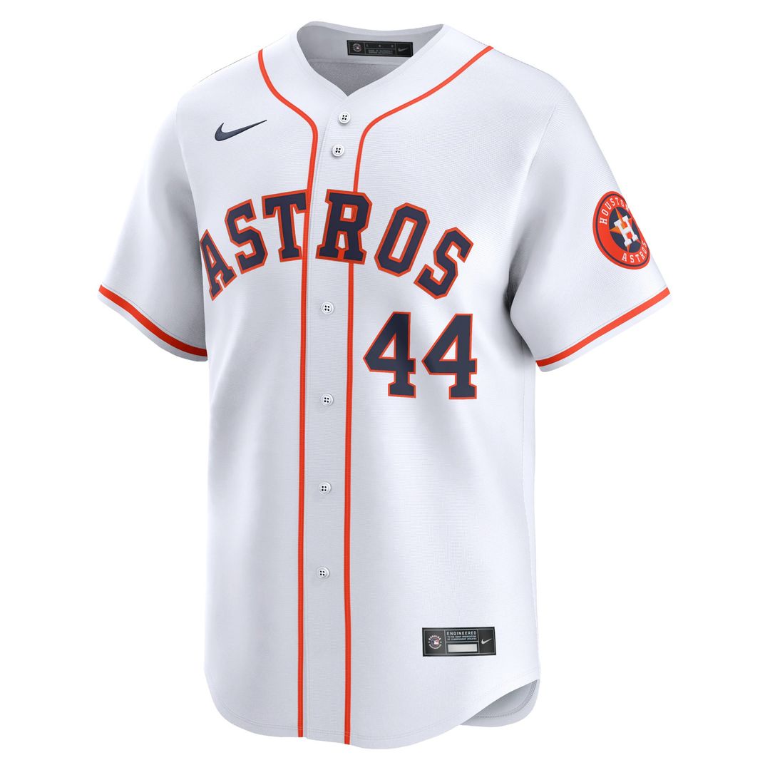 Houston Astros Yordan Alvarez White Home Limited Baseball Jersey | MLB Baseball Jersey