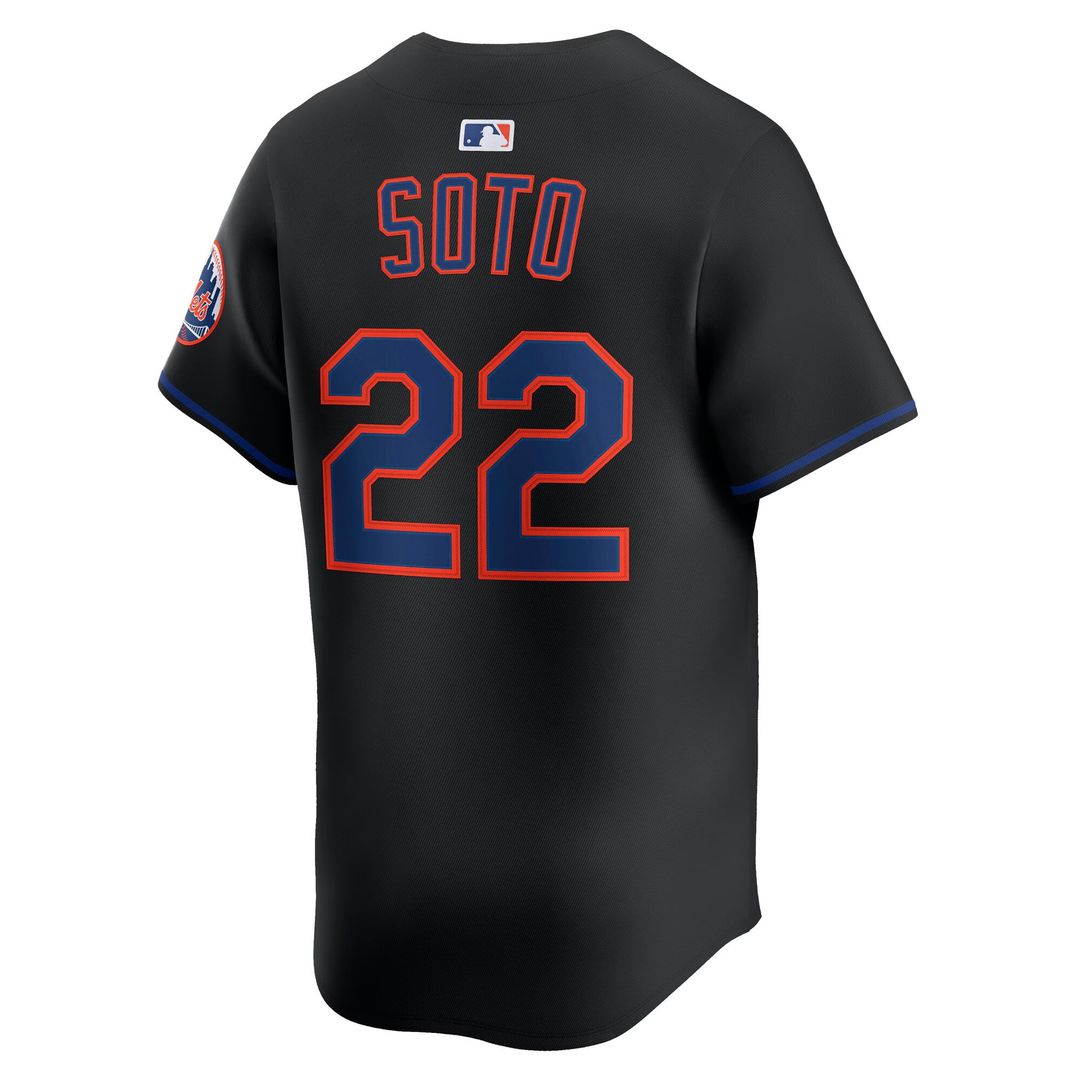 New York Mets Juan Soto Gray Road Limited Baseball Jersey | MLB Baseball Jersey