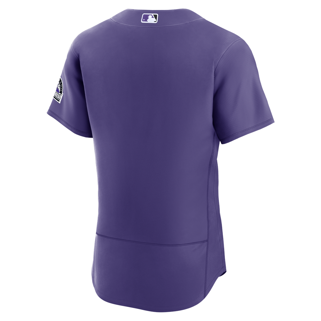 Colorado Rockies Purple Alternate Authentic Baseball Jersey | MLB Baseball Jersey
