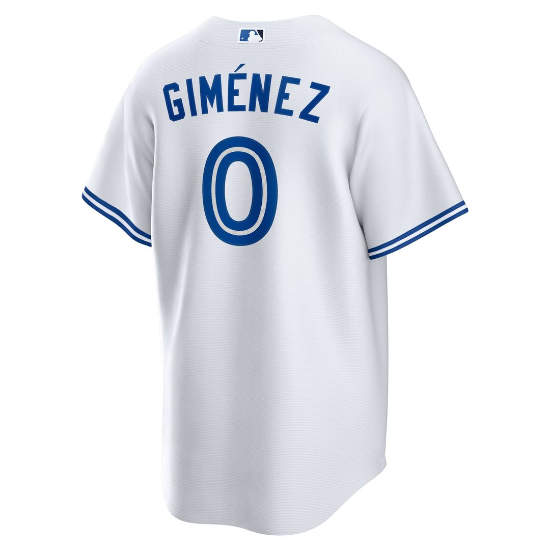 Toronto Blue Jays Andres Gimenez White Home Replica Baseball Jersey | MLB Baseball Jersey