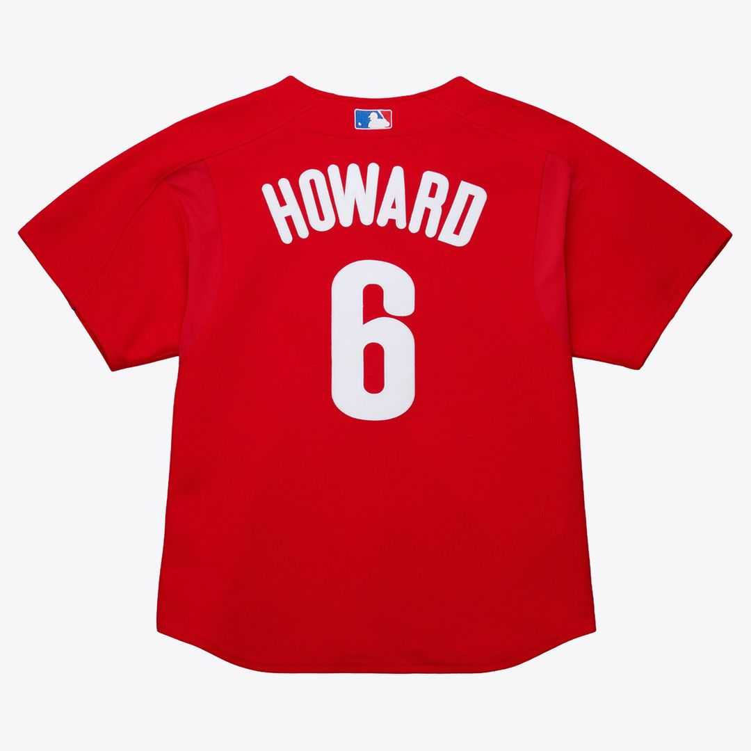 Philadelphia Phillies Ryan Howard Red Big & Tall Cooperstown Mesh Batting Practice Baseball Jersey | MLB Baseball Jersey