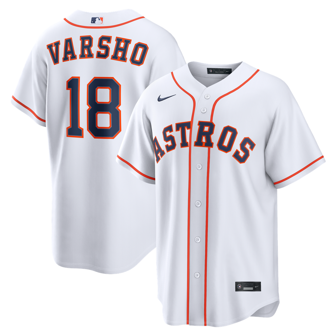 Houston Astros Daulton Varsho White Home Replica Baseball Jersey