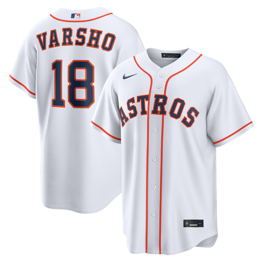 Houston Astros Daulton Varsho White Home Replica Baseball Jersey