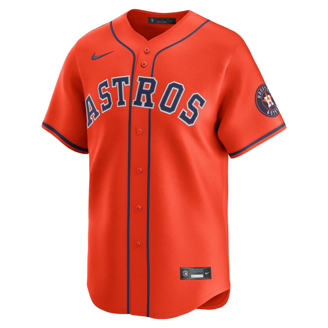 Houston Astros White Home Limited Baseball Jersey | MLB Baseball Jersey