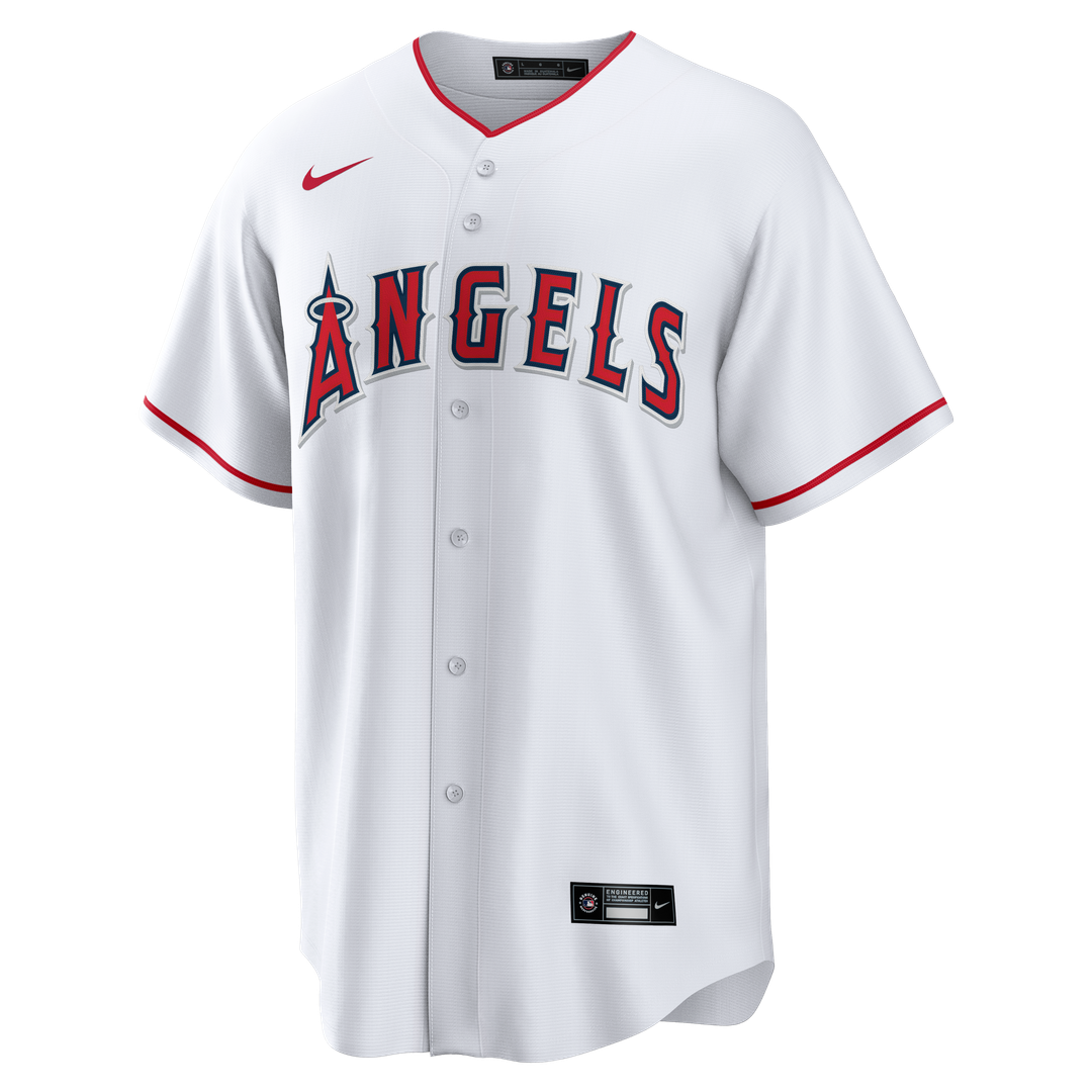 Los Angeles Angels Reggie Jackson White Home Retired Player Replica Baseball Jersey | MLB Baseball Jersey