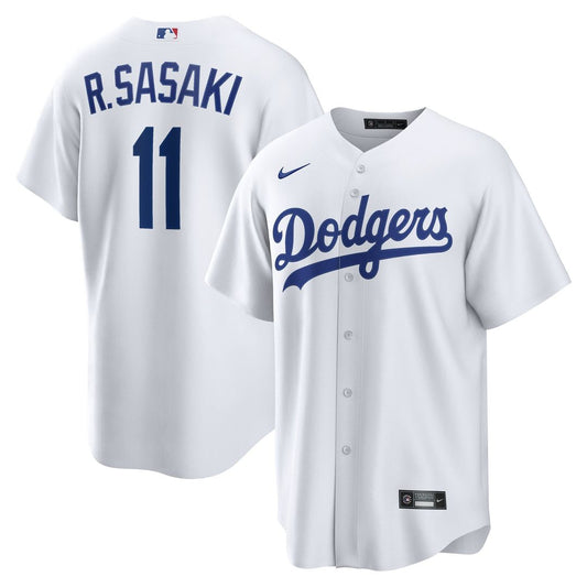 Los Angeles Dodgers Rōki Sasaki White Replica Baseball Jersey