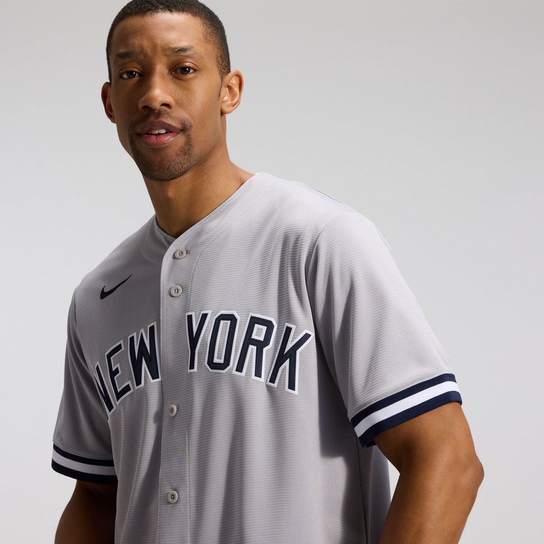 New York Yankees Anthony Volpe Gray Road Replica Baseball Jersey | MLB Baseball Jersey