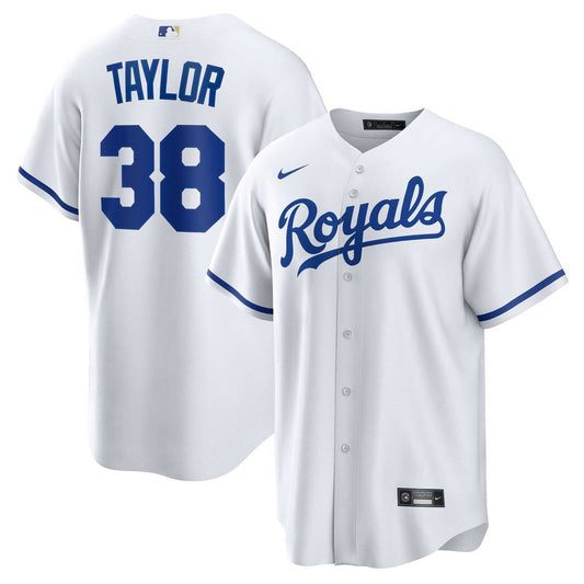 Kansas City Royals Josh Taylor White Home Replica Baseball Jersey