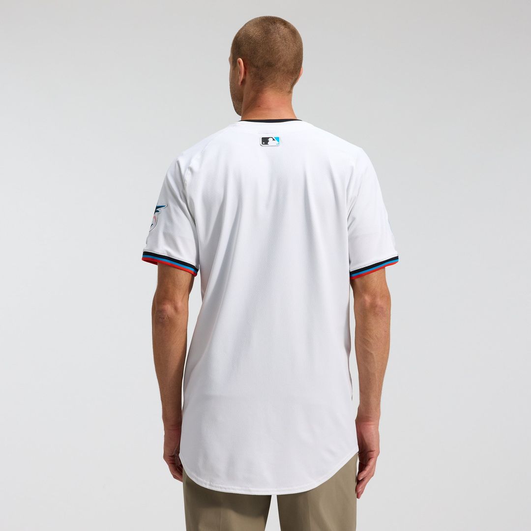 Miami Marlins White Home Elite Baseball Jersey | MLB Baseball Jersey