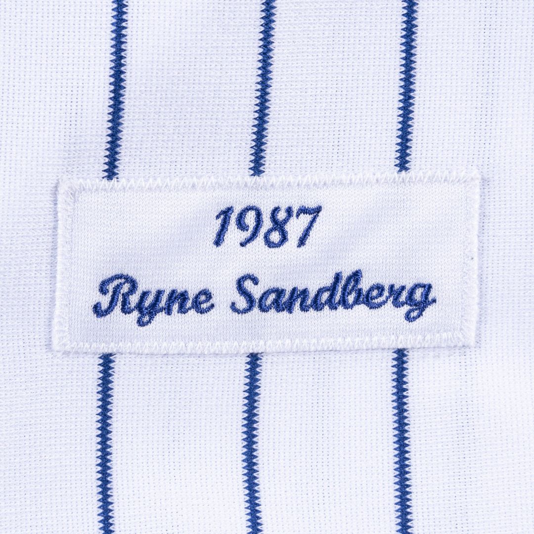 Chicago Cubs Ryne Sandberg White Cooperstown Collection 1987 Authentic Baseball Jersey | MLB Baseball Jersey