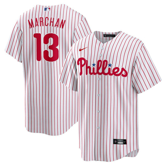 Philadelphia Phillies Rafael Marchán White Home Replica Baseball Jersey