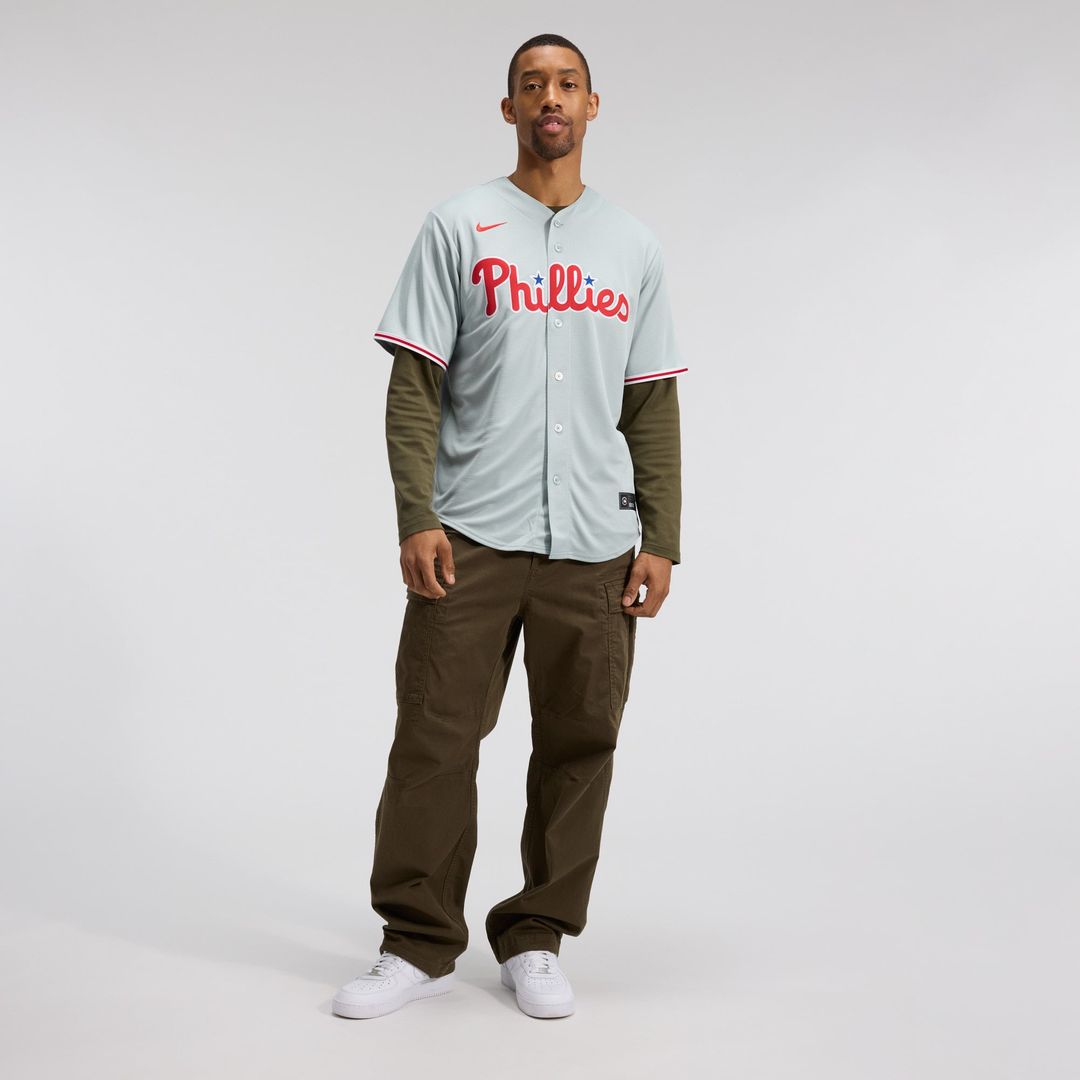 Philadelphia Phillies Bryce Harper Gray Road Replica Baseball Jersey | MLB Baseball Jersey