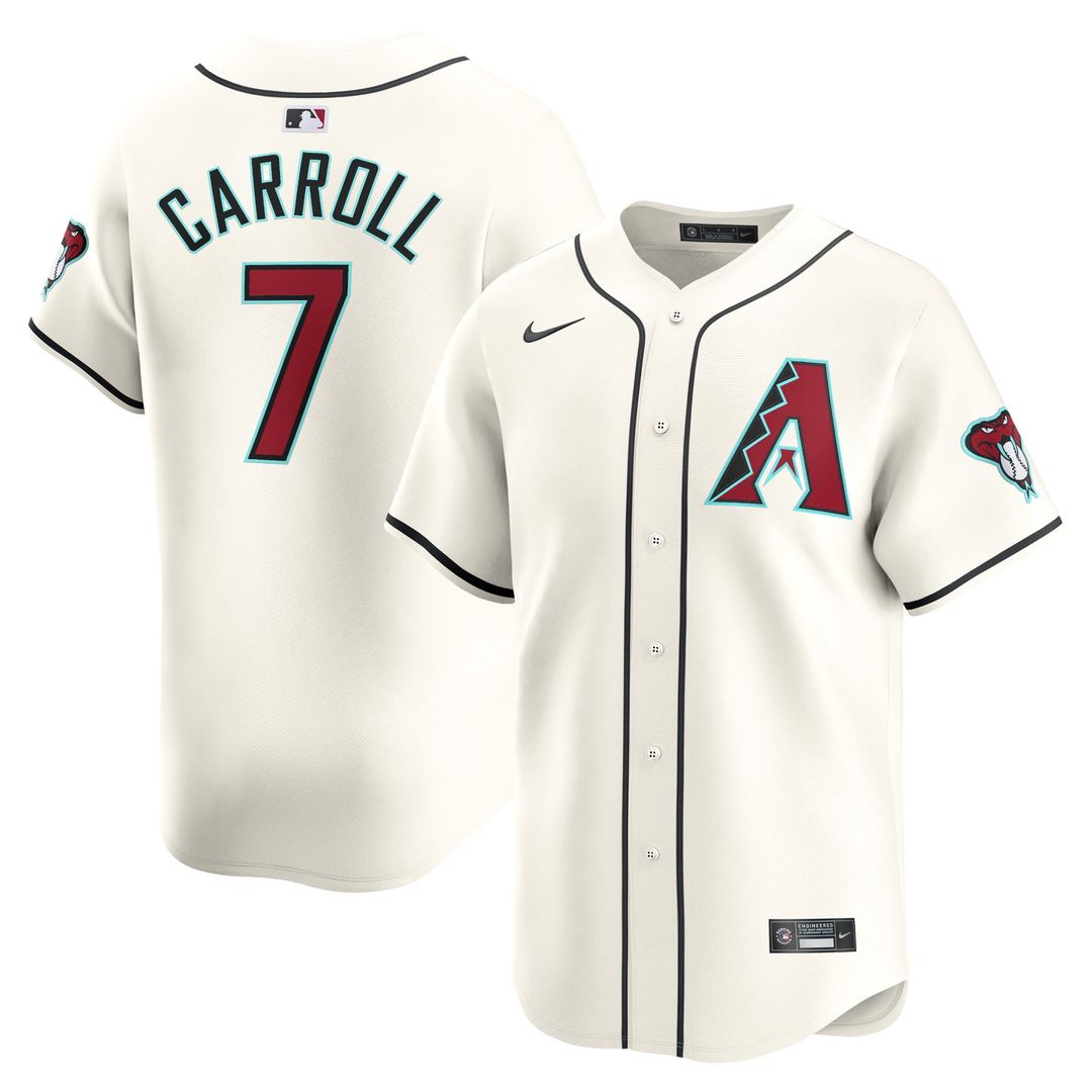 Arizona Diamondbacks Corbin Carroll White Home Limited Baseball Jersey