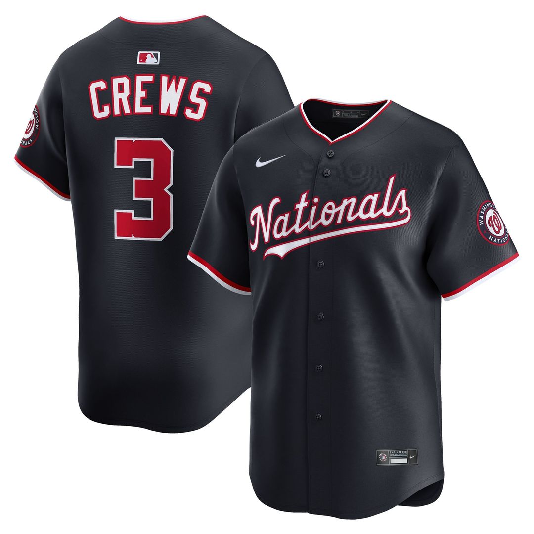 Washington Nationals Dylan Crews Navy Alternate Limited Baseball Jersey