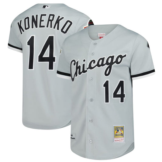 Chicago White Sox Paul Konerko Gray 2005 Cooperstown Collection Authentic Baseball Jersey