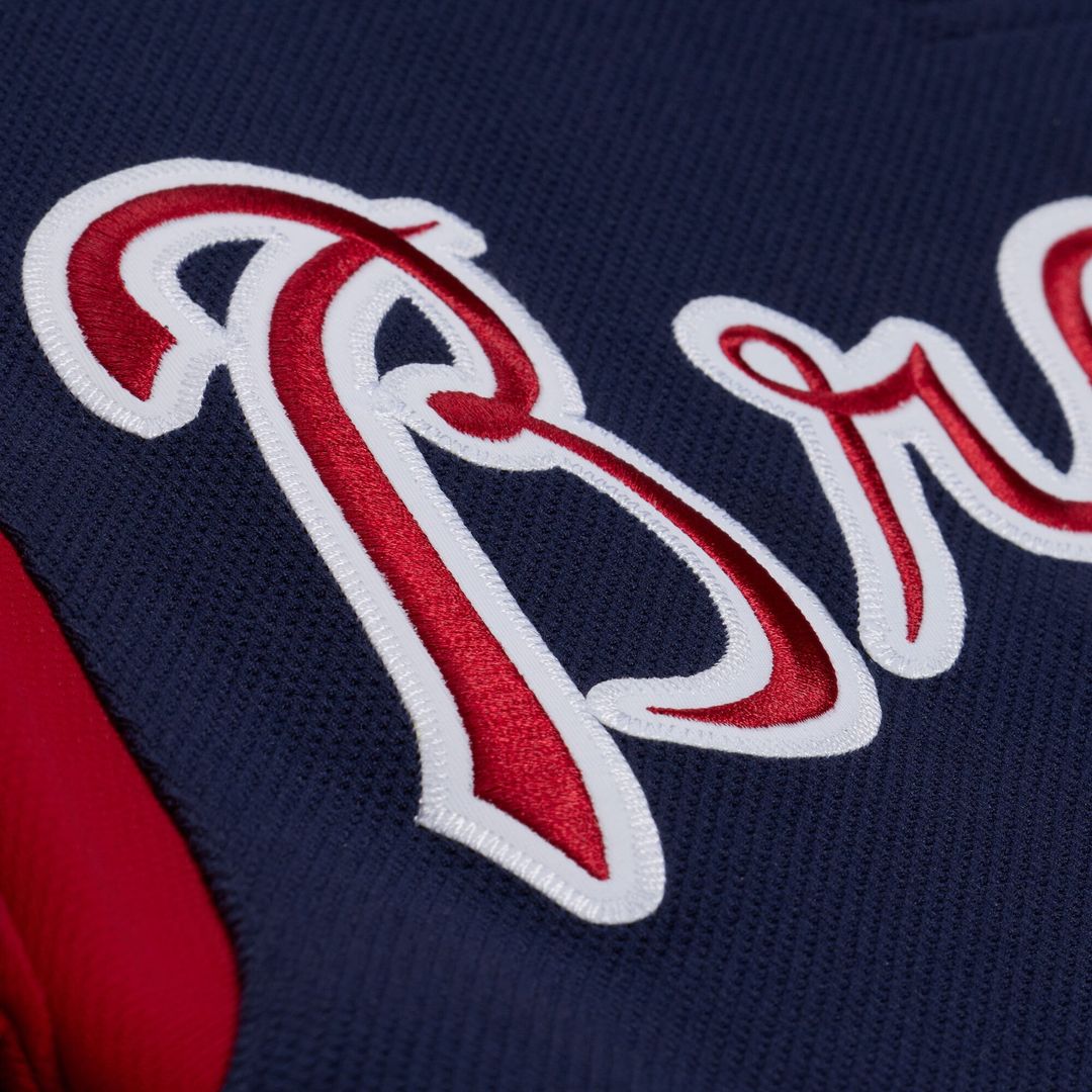 Atlanta Braves Andruw Jones Navy Authentic Batting Practice Baseball Jersey | MLB Baseball Jersey