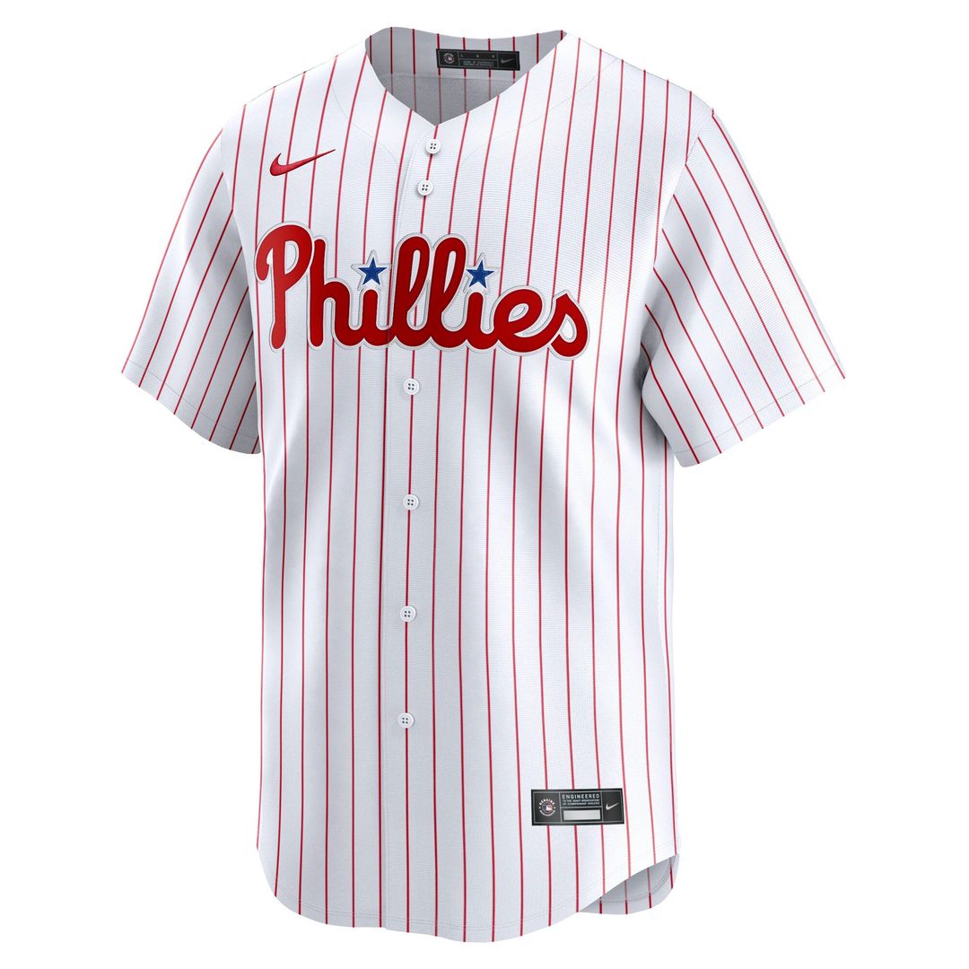 Philadelphia Phillies J.T. Realmuto White Home Limited Baseball Jersey | MLB Baseball Jersey