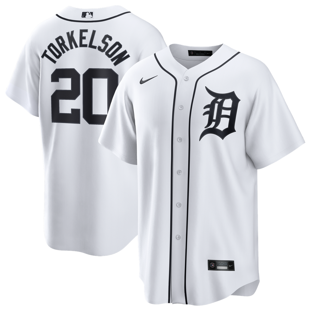 Detroit Tigers Spencer Torkelson White Home Replica Baseball Jersey