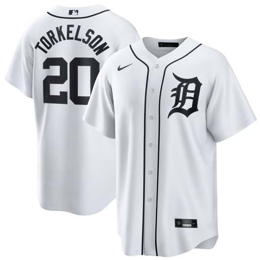 Detroit Tigers Spencer Torkelson White Home Replica Baseball Jersey