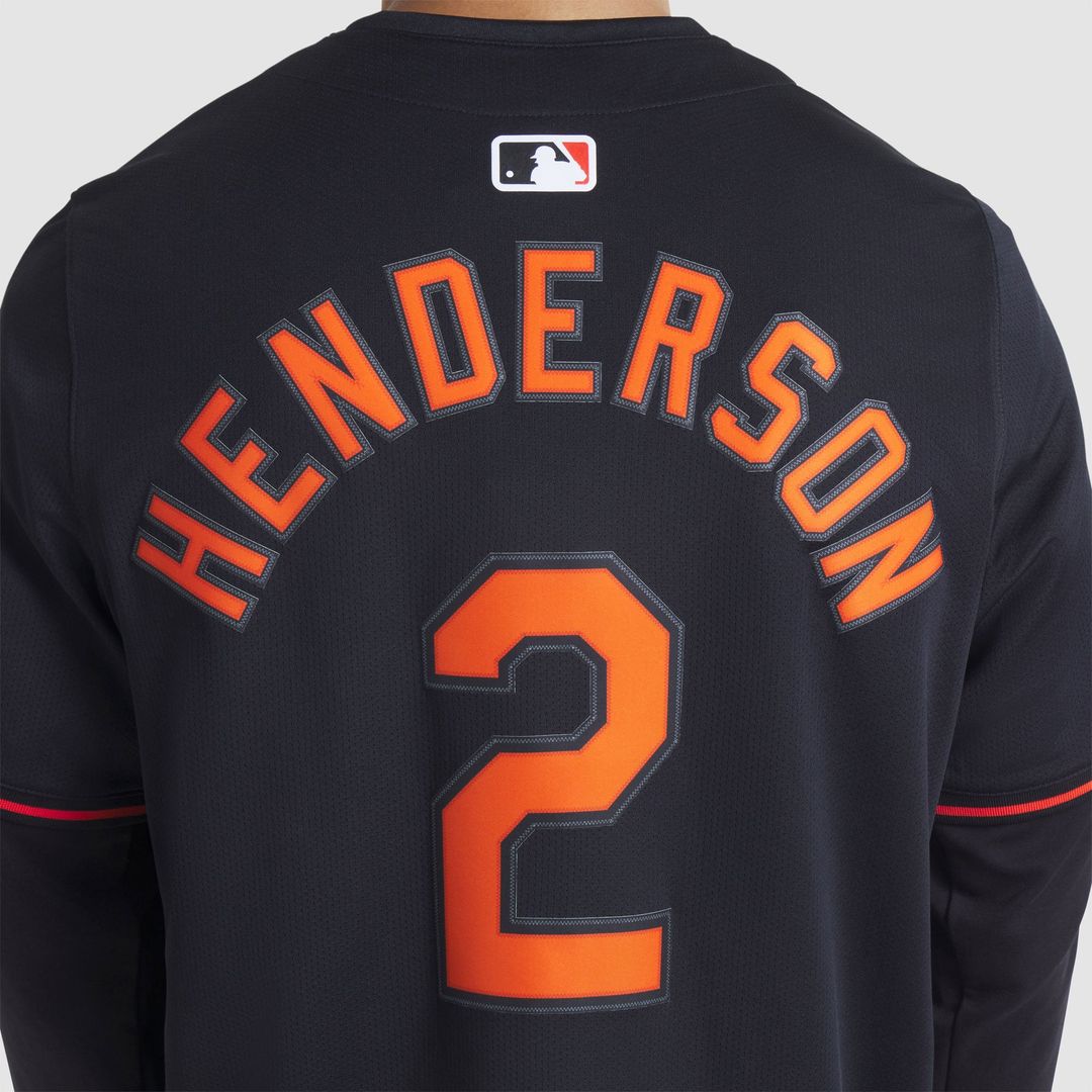 Baltimore Orioles Gunnar Henderson Black Alternate Limited Baseball Jersey | MLB Baseball Jersey