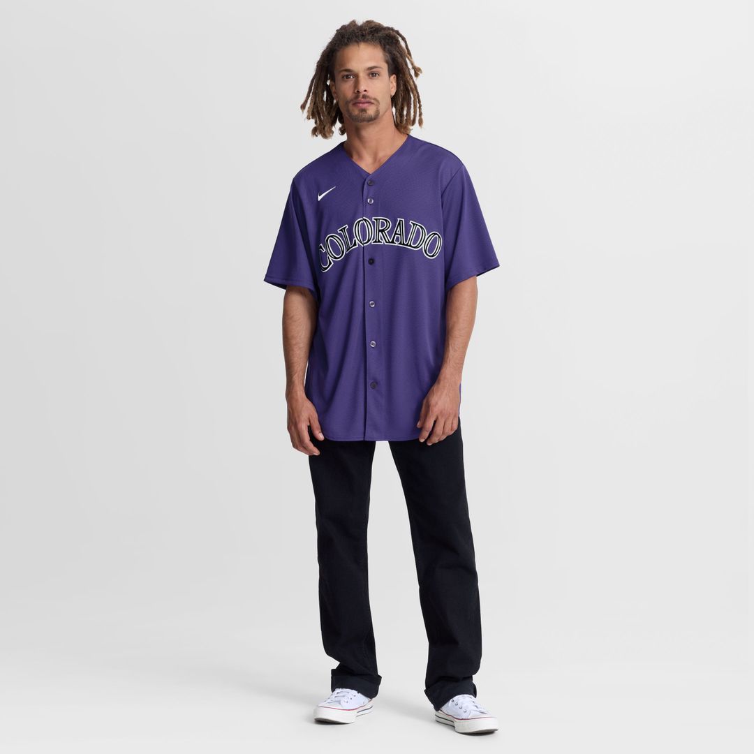 Colorado Rockies Purple Alternate Replica Baseball Jersey | MLB Baseball Jersey