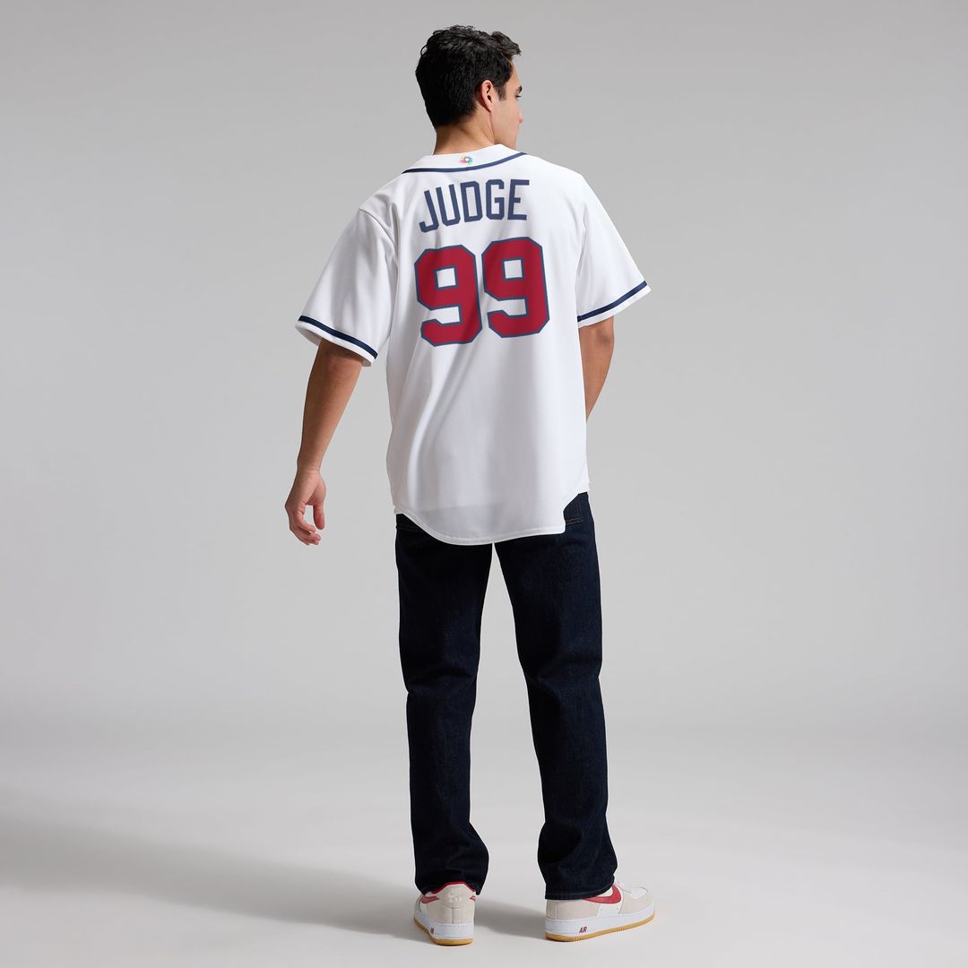 USA Baseball Aaron Judge White 2026 World Baseball Classic Home Stadium Baseball Jersey | MLB Baseball Jersey