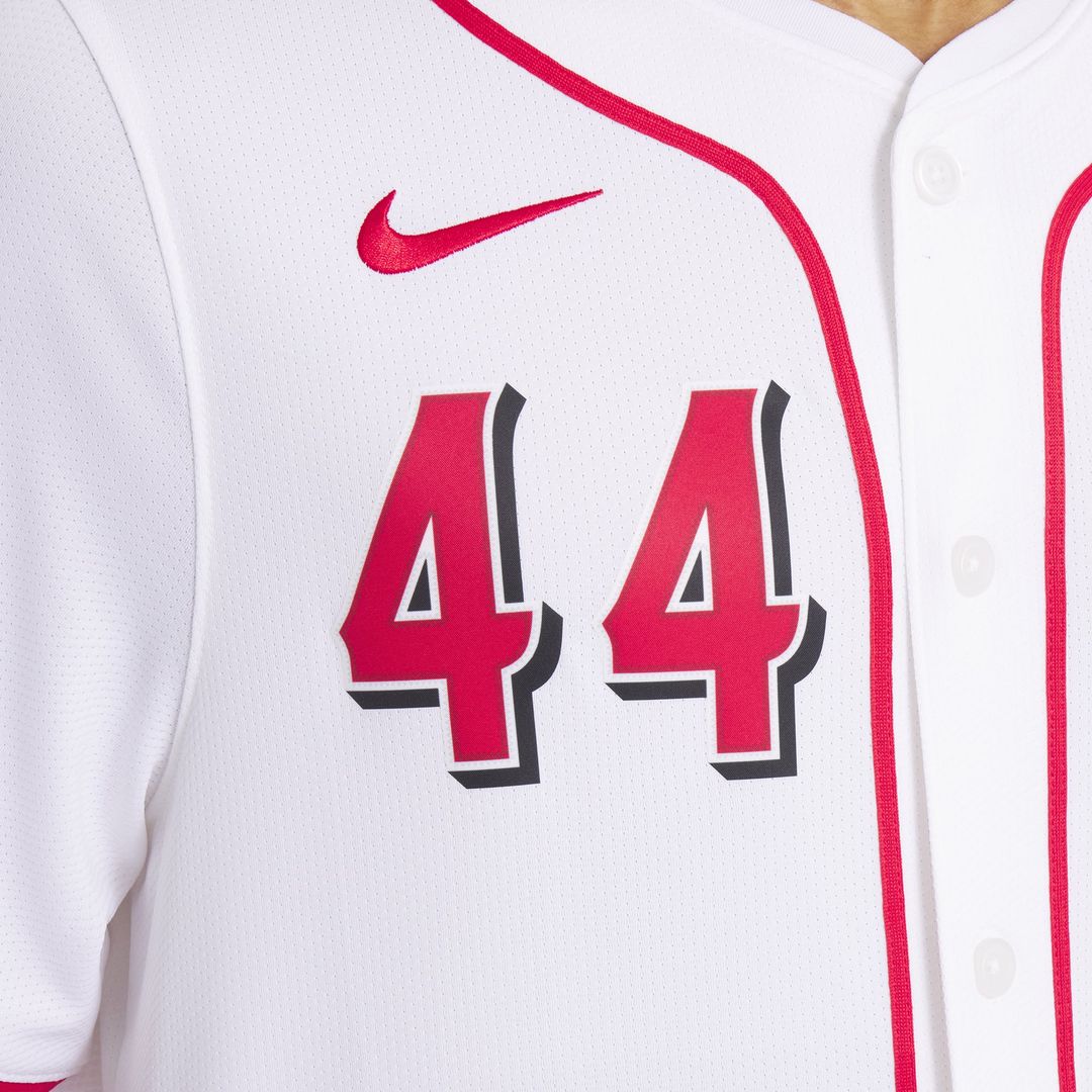 Cincinnati Reds Elly De La Cruz White Home Limited Baseball Jersey | MLB Baseball Jersey