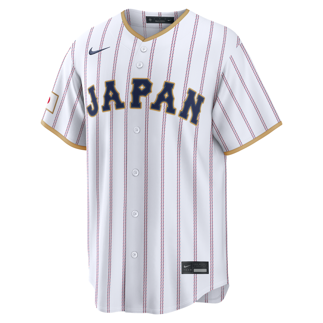 Japan Baseball Shohei Ohtani White 2026 World Baseball Classic Home Stadium Baseball Jersey | MLB Baseball Jersey