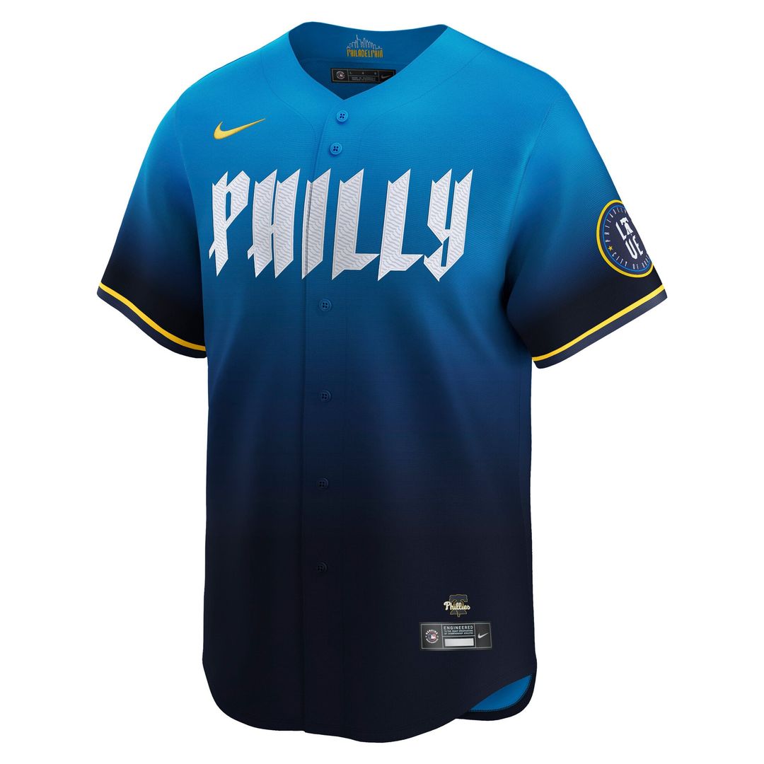 Philadelphia Phillies Navy City Connect Limited Baseball Jersey | MLB Baseball Jersey