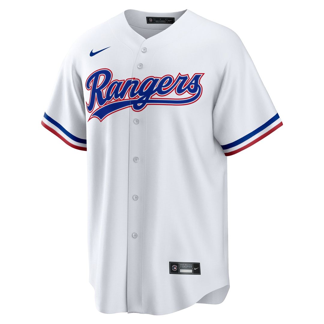 Texas Rangers White #1 Groom Home Replica Baseball Jersey | MLB Baseball Jersey
