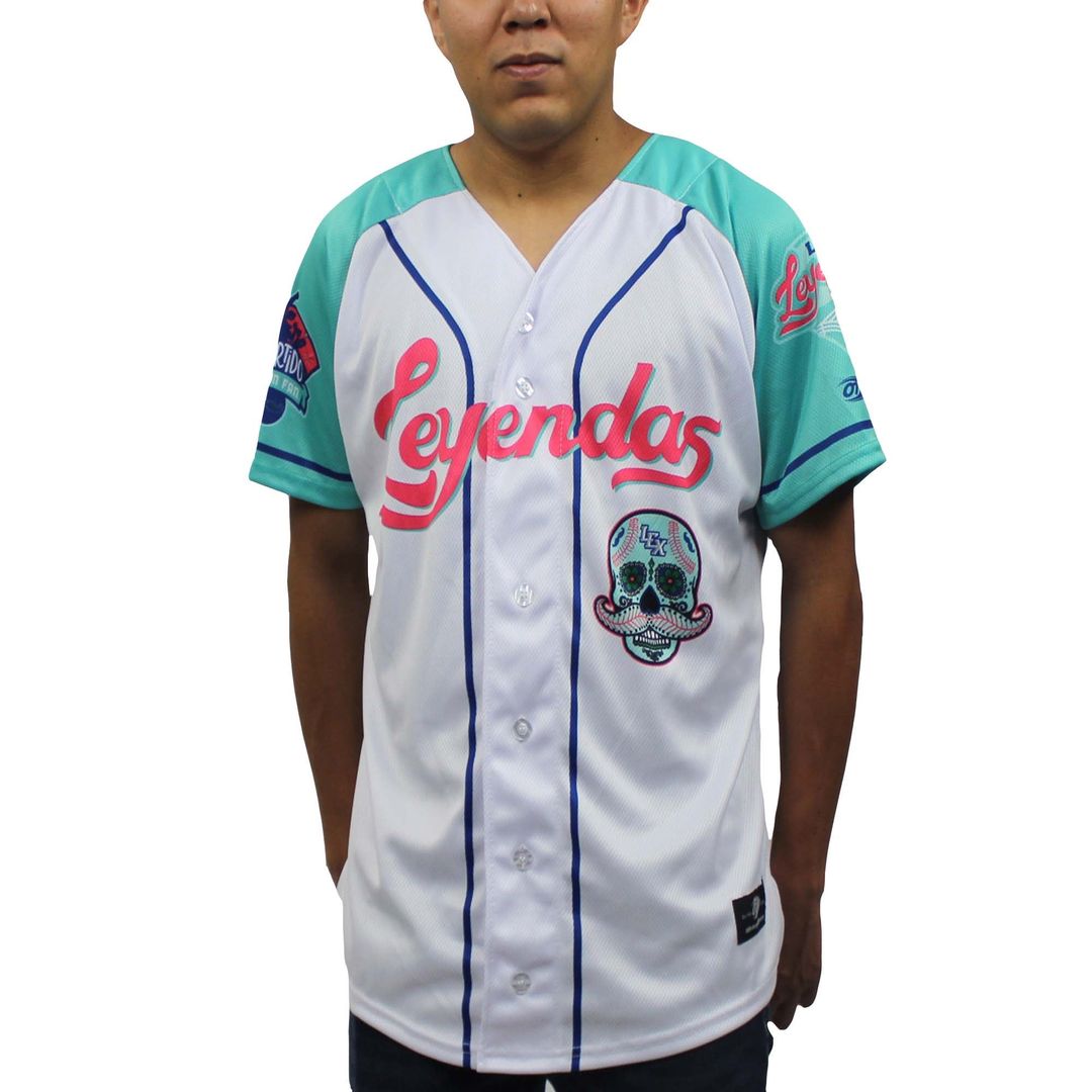 Lexington Legends White/Teal Copa Replica Baseball Jersey