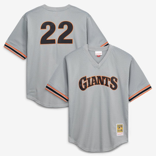 San Francisco Giants Will Clark Gray Authentic Batting Practice Baseball Jersey
