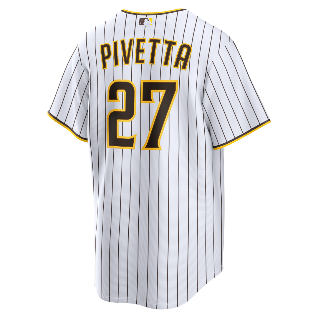 San Diego Padres Nick Pivetta White Home Replica Baseball Jersey | MLB Baseball Jersey