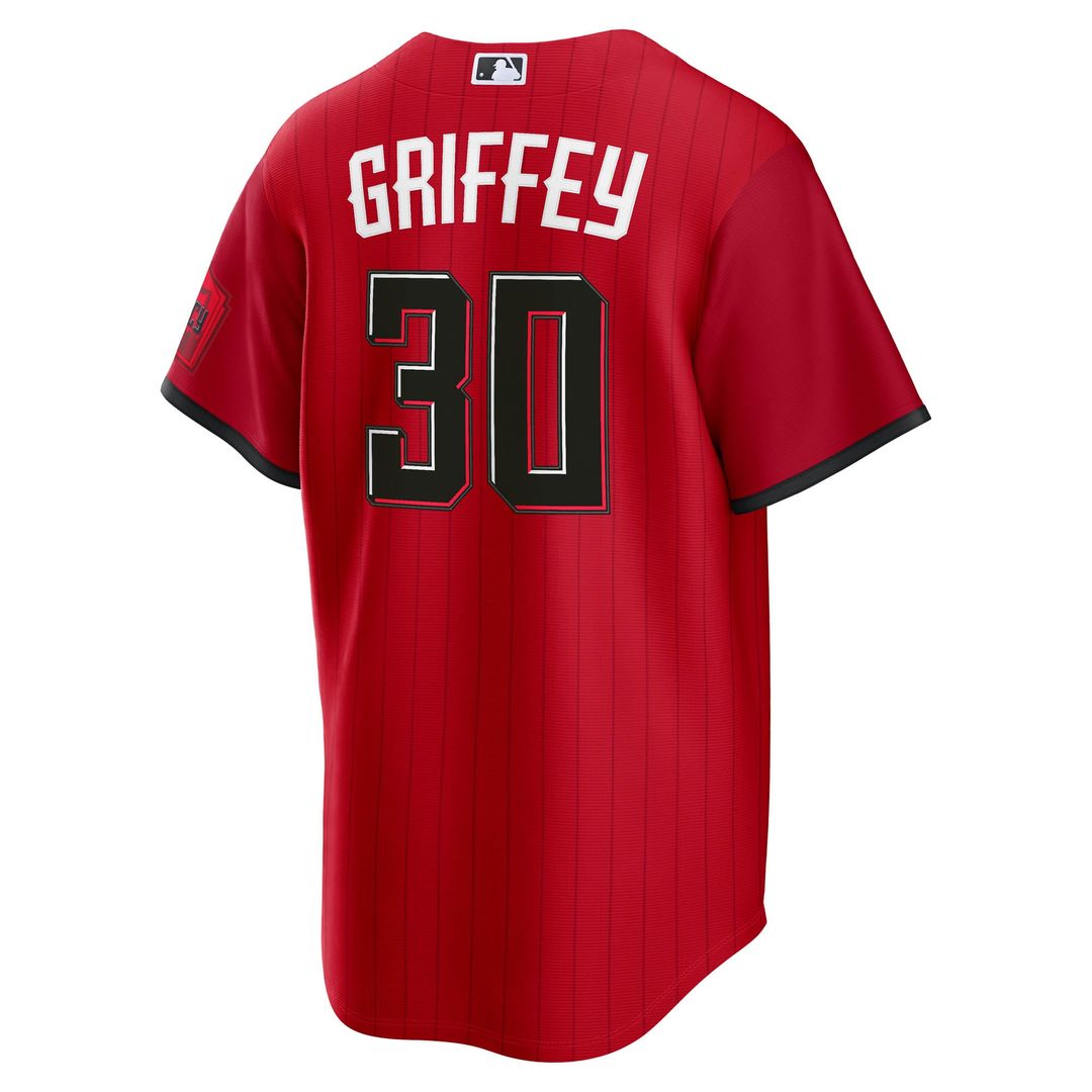 Cincinnati Reds Ken Griffey Jr. Red 2026 City Connect Stadium Baseball Jersey | MLB Baseball Jersey