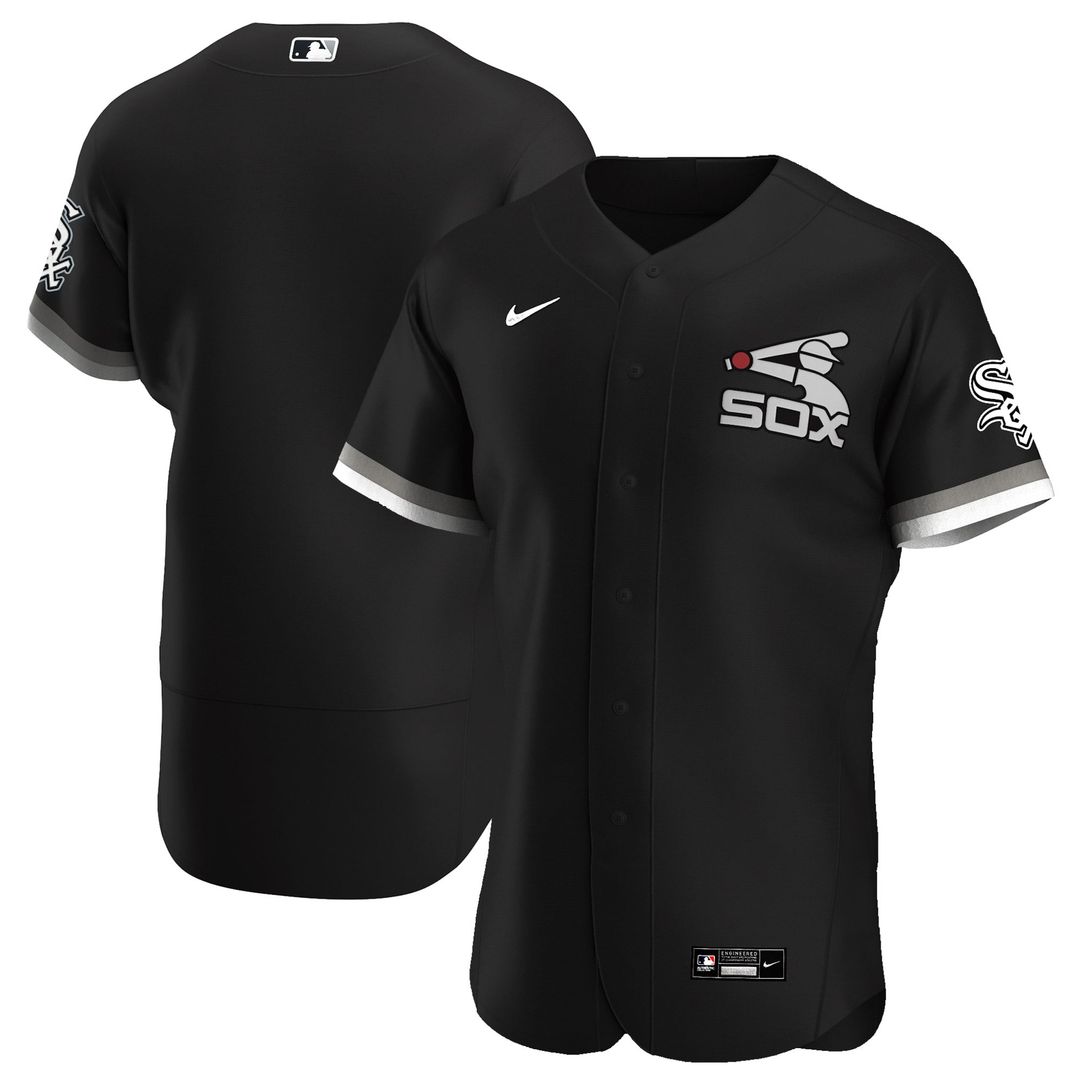 Chicago White Sox Black Alternate Authentic Team Baseball Jersey