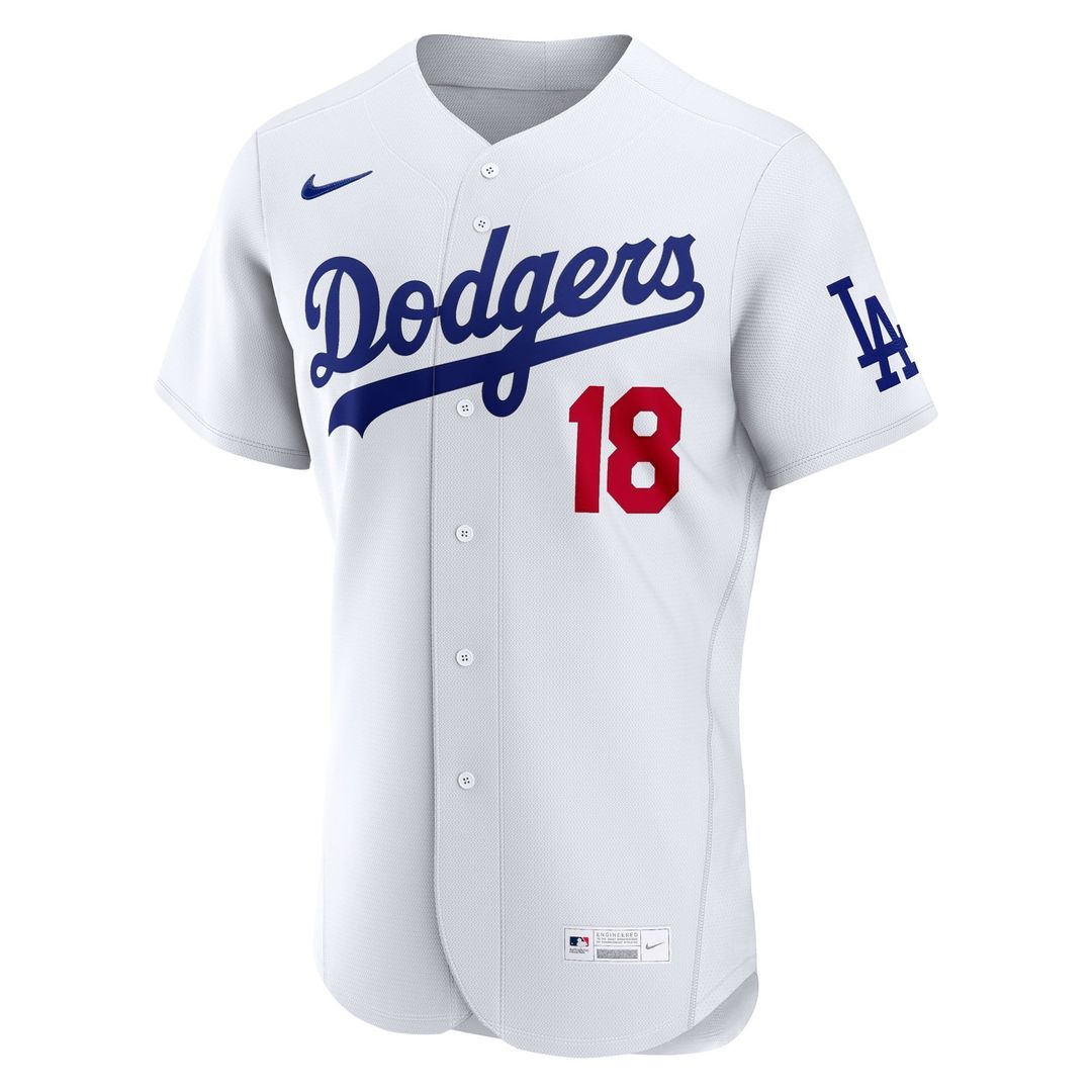 Los Angeles Dodgers Yoshinobu Yamamoto White Home Authentic Baseball Jersey | MLB Baseball Jersey