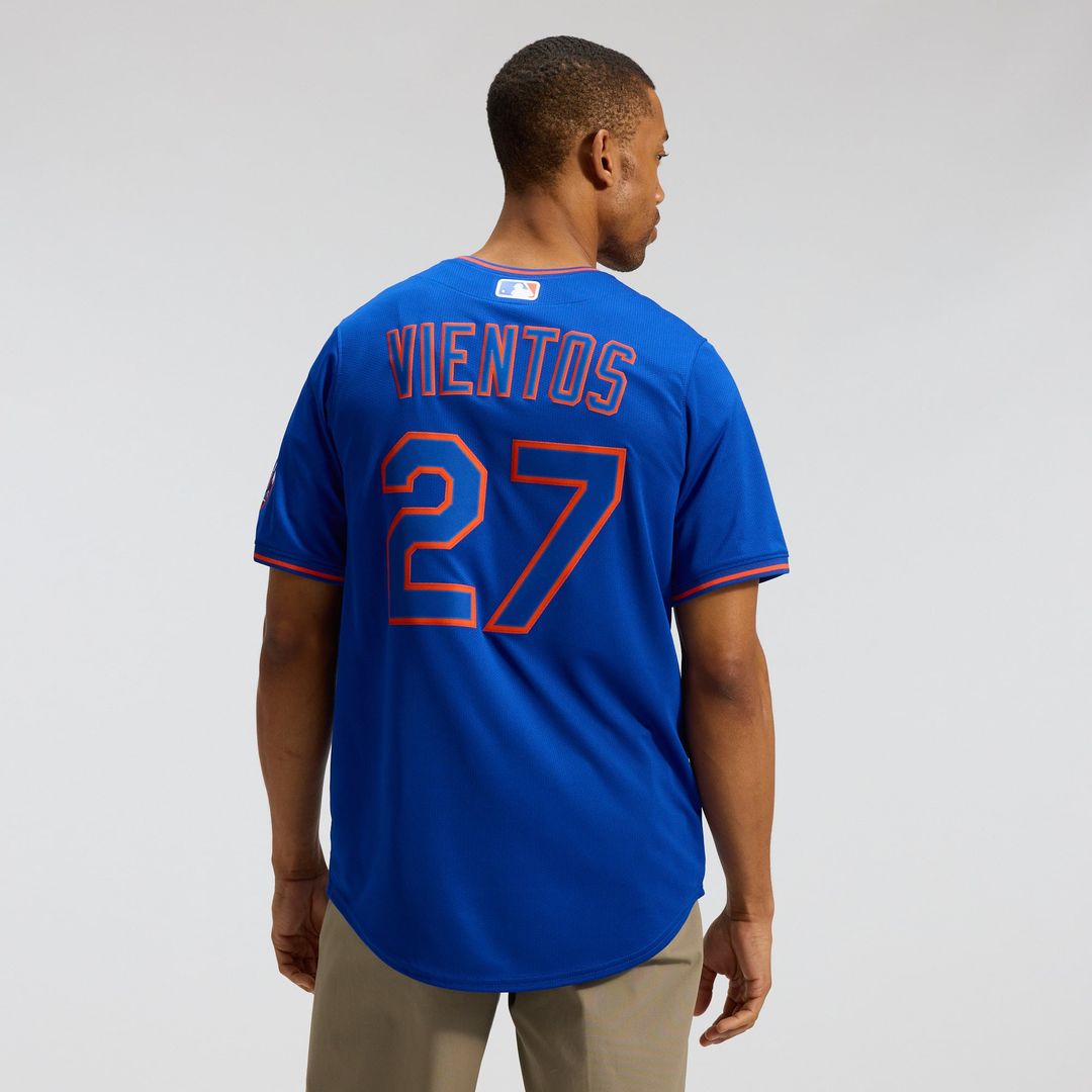 New York Mets Mark Vientos Gray All-Star Limited Baseball Jersey | MLB Baseball Jersey
