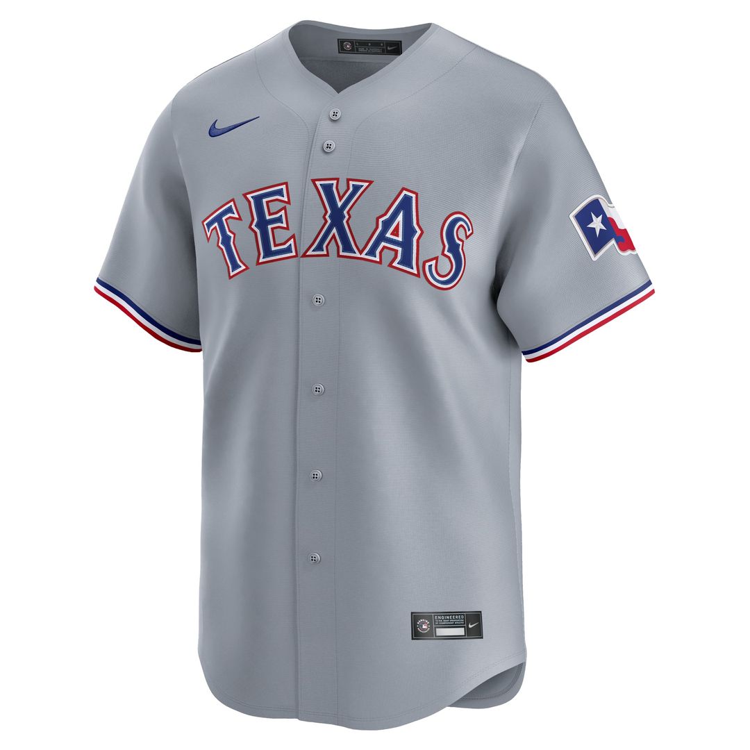 Texas Rangers Corey Seager Gray Road Limited Baseball Jersey | MLB Baseball Jersey