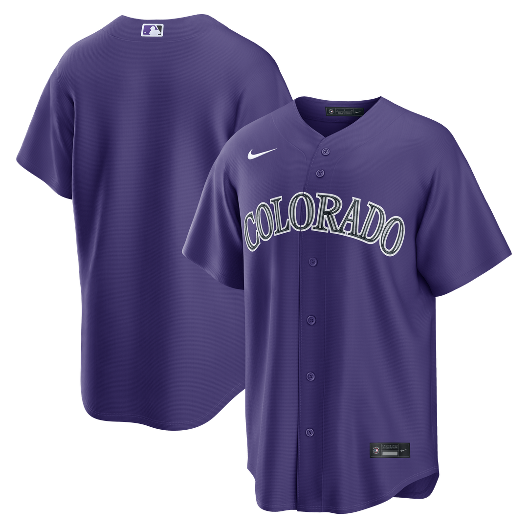 Colorado Rockies Purple Alternate Replica Baseball Jersey